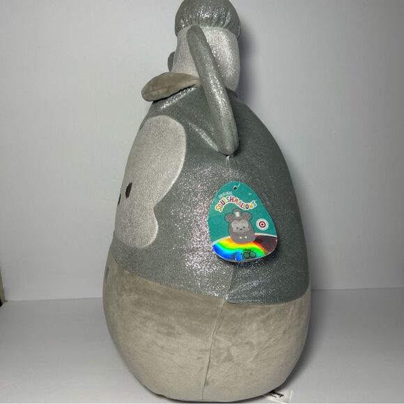 NWT Squishmallows Steamboat Willie Mickey 20” Plush Disney 100 Years Silver - Picture 4 of 7